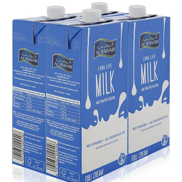 Shop Milk Long Life 1x4 in UAE (Dubai, Sharjah, Abu Dhabi, Ajman) - FruitsBox.ae